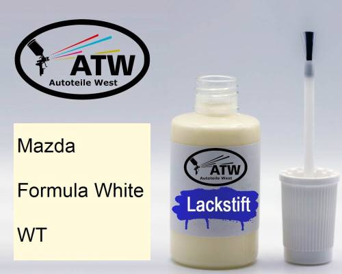 Mazda, Formula White, WT: 20ml Lackstift, von ATW Autoteile West.